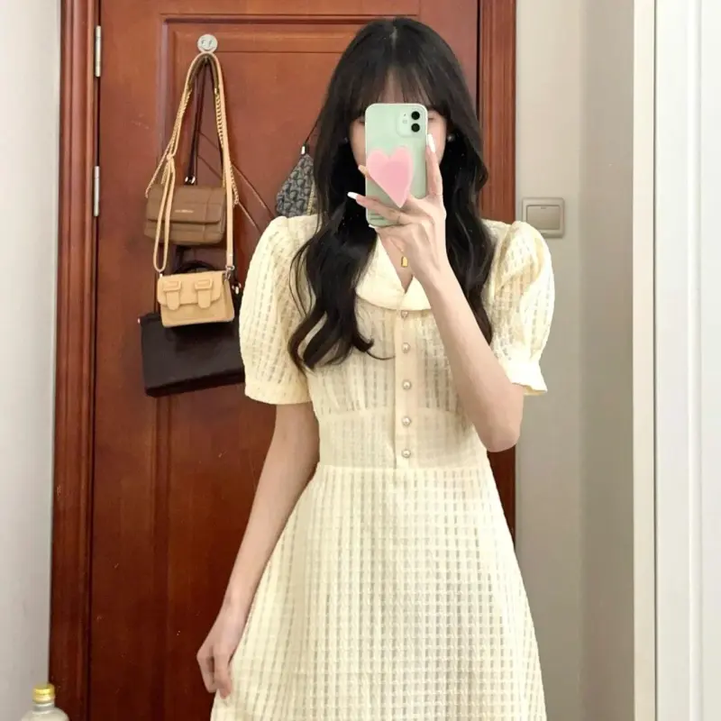ABBY GODDESS Short Sleeved Dress Women's-5