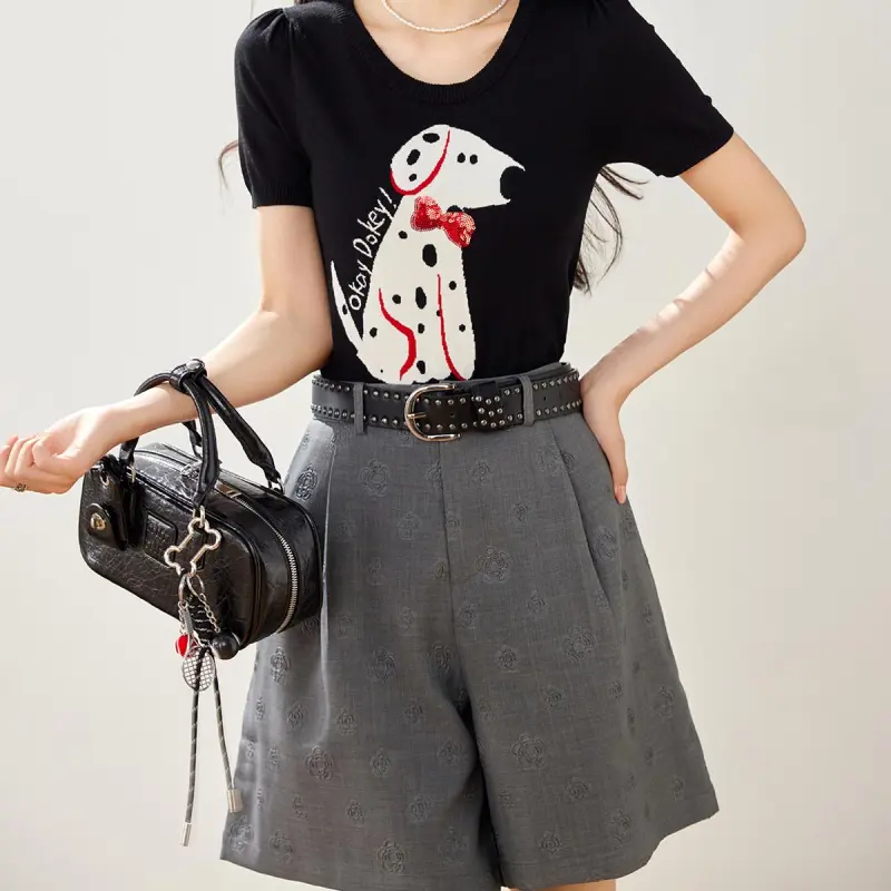 ABBY GODDESS T Shirts Women's Black-4