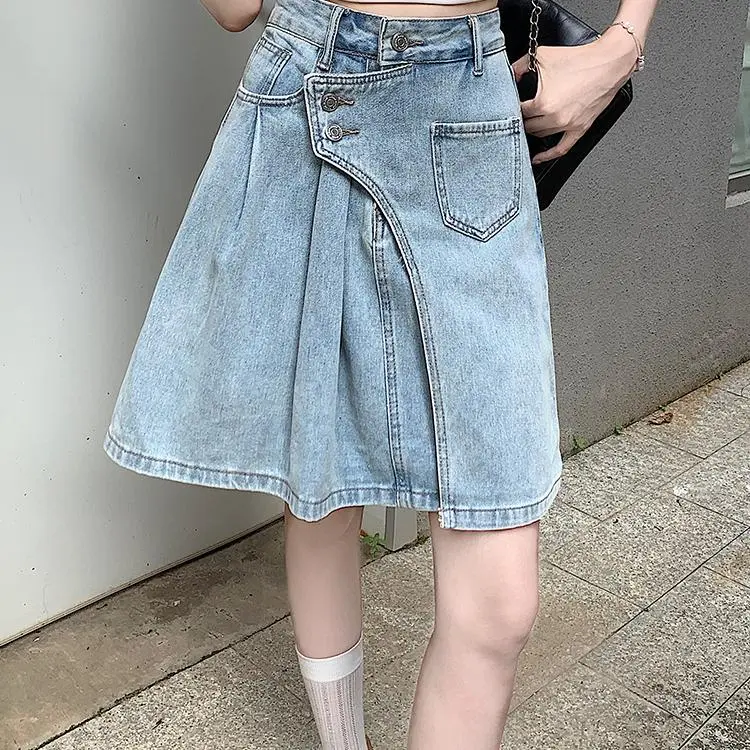 ABBY GODDESS Denim Short Skirts Women's-2
