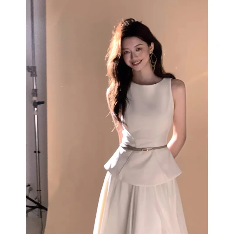 ABBY GODDESS Skirt Set Women's Ecru-4