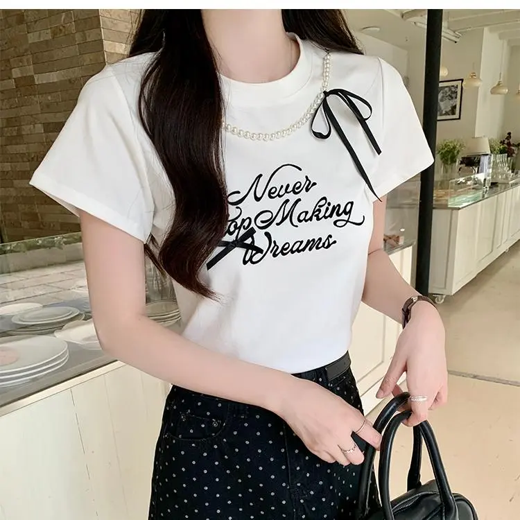 ABBY GODDESS T Shirts Women's White-1