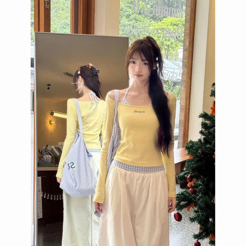ABBY GODDESS T Shirts Women's Yellow-2