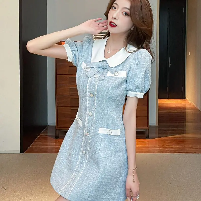 ABBY GODDESS Short Sleeved Dress Women's-5