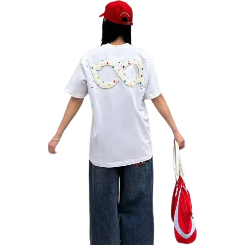 ABBY GODDESS Drop Shoulder Sleeve T Shirt Women's-1