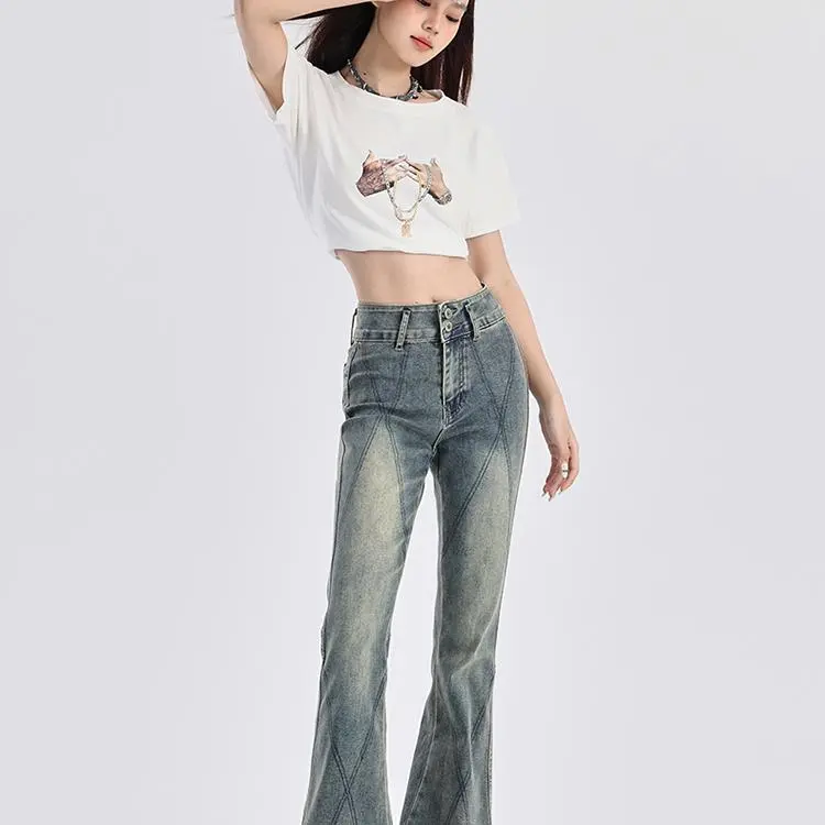 ABBY GODDESS Jeans Women's Blue-5