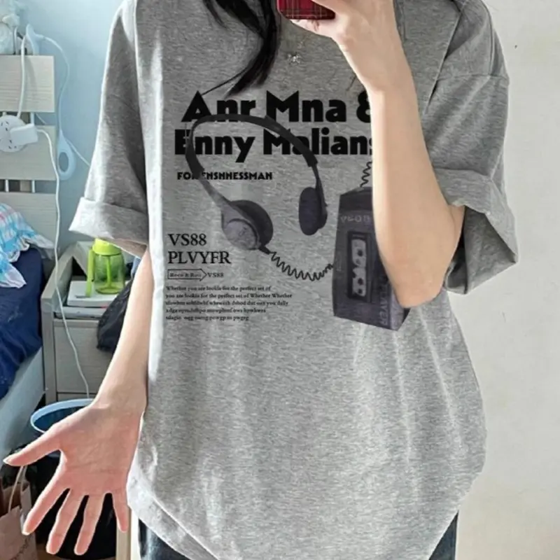 ABBY GODDESS Drop Shoulder Sleeve T Shirt Women's-6