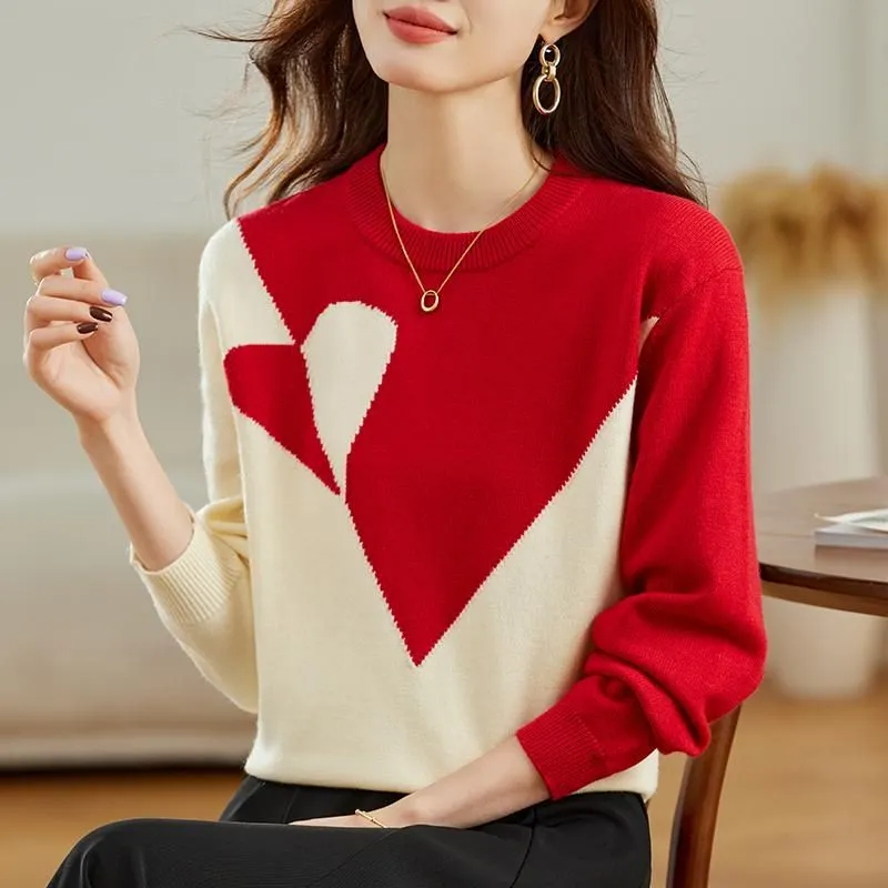 ABBY GODDESS Knitwear Women's Red-5