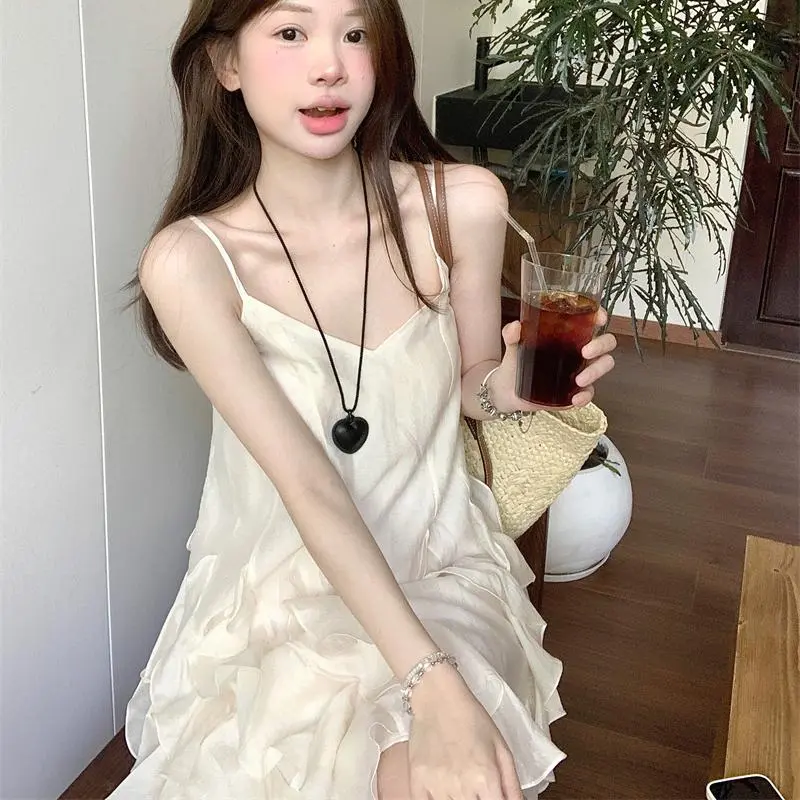 ABBY GODDESS Slip Dress Women's-4