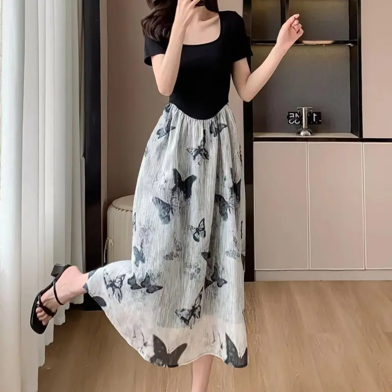 ABBY GODDESS Short Sleeved Dress Women's-4