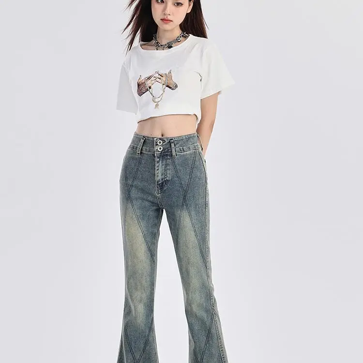 ABBY GODDESS Jeans Women's Blue-4