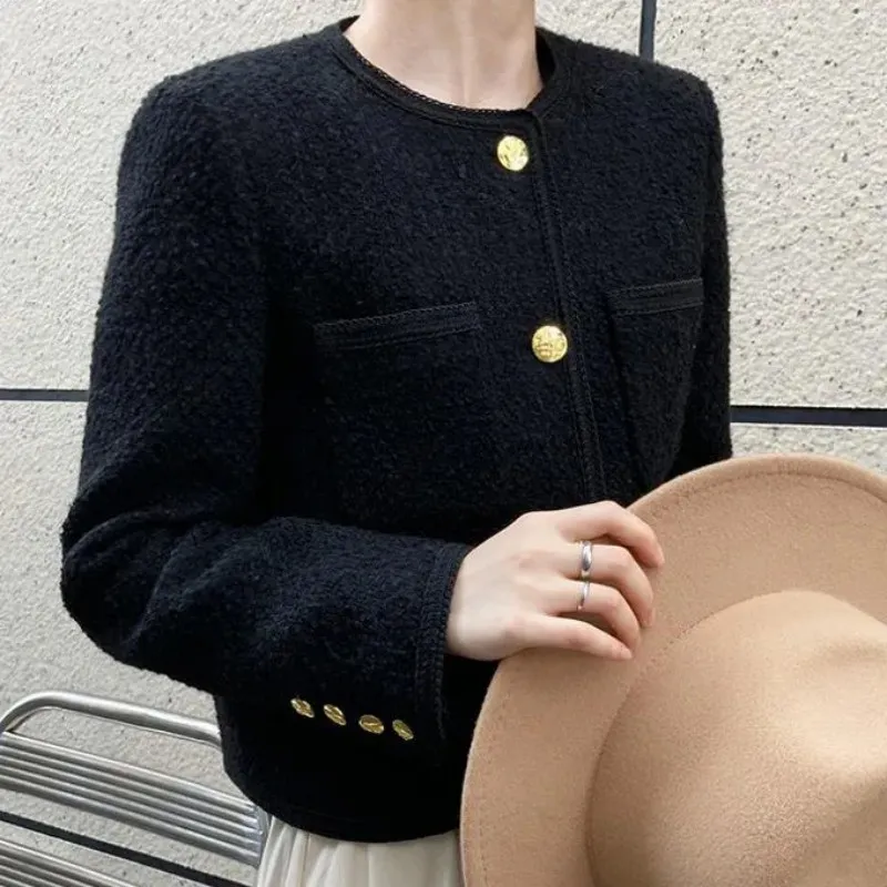 ABBY GODDESS Cropped Coat Women's-4