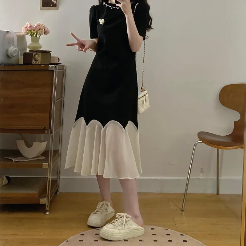 ABBY GODDESS Short Sleeved Dress Women's-2