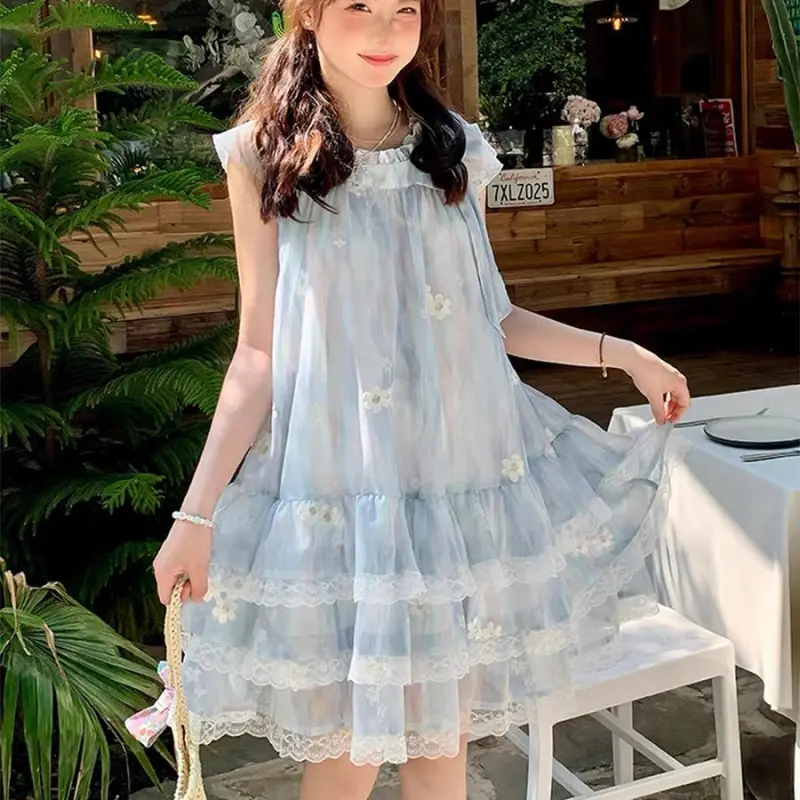 ABBY GODDESS Short Sleeved Dress Women's-3
