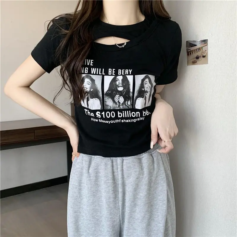 ABBY GODDESS T Shirts Women's Black-6