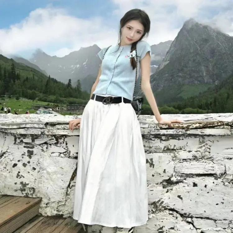 ABBY GODDESS Two Piece Skirt Sets Women's-2