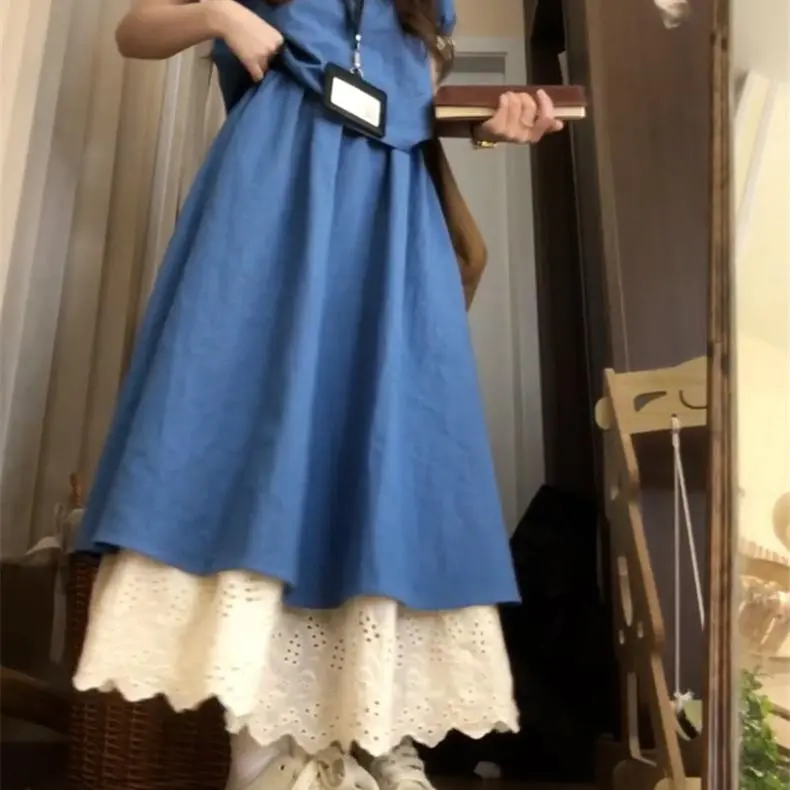 ABBY GODDESS Skirt Set Women's Blue-3