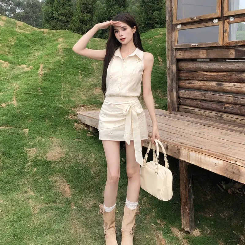 ABBY GODDESS Two Piece Skirt Sets Women's-4