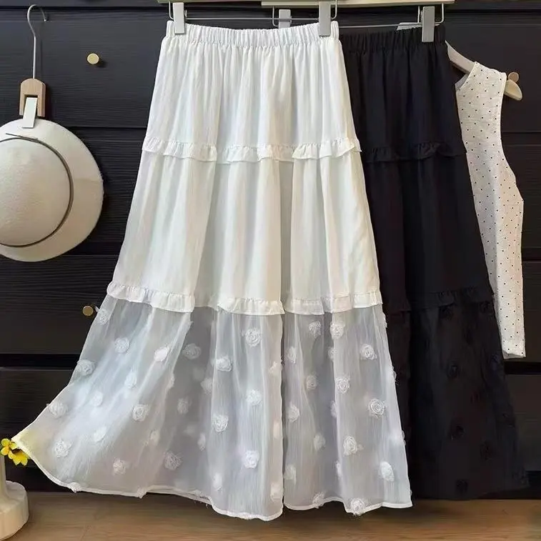 ABBY GODDESS Casual Long Skirt Women's-2