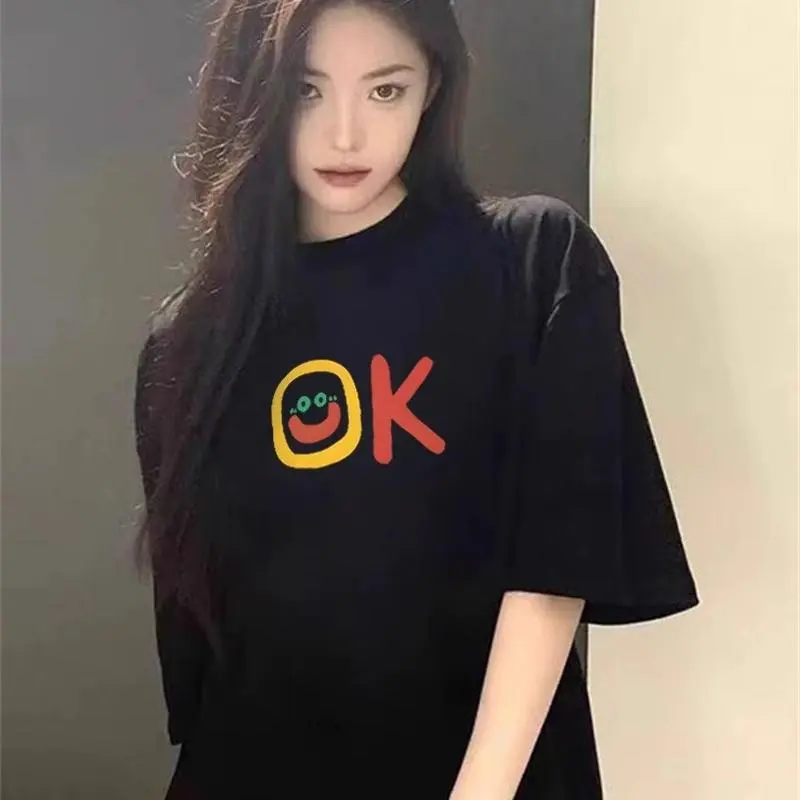 ABBY GODDESS Drop Shoulder Sleeve T Shirt Women's-5
