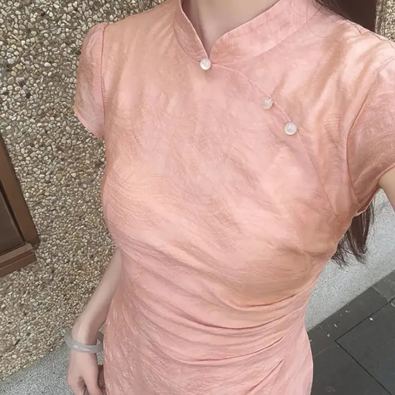 ABBY GODDESS Short Sleeved Dress Women's-5