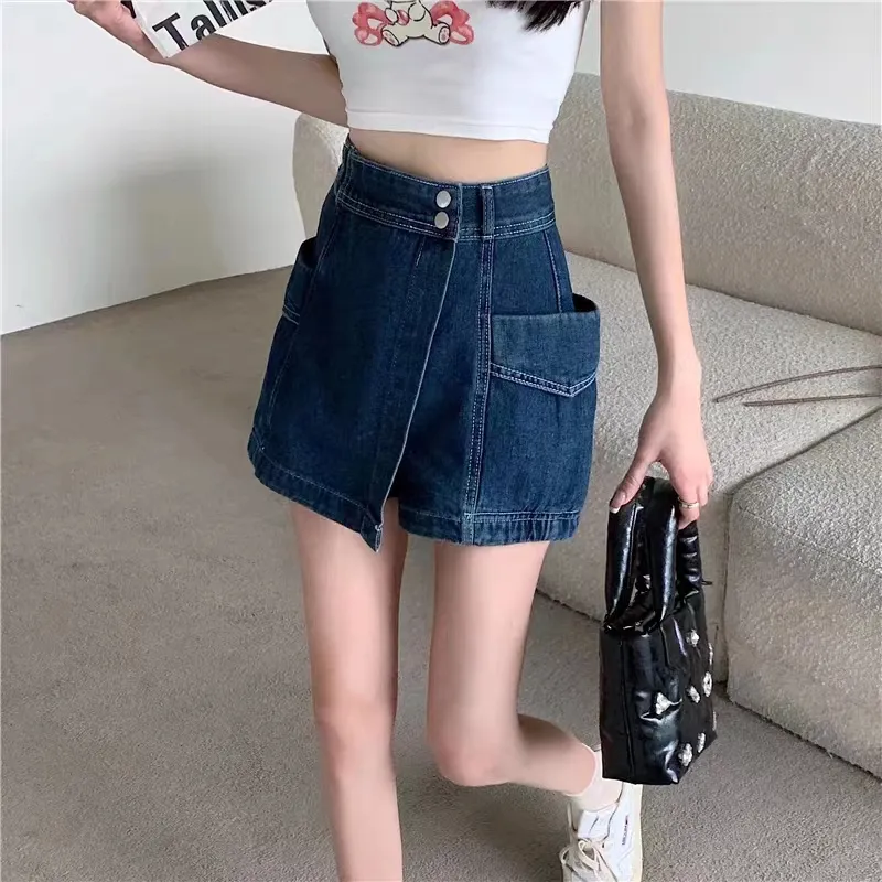 ABBY GODDESS Denim Shorts Women's-3