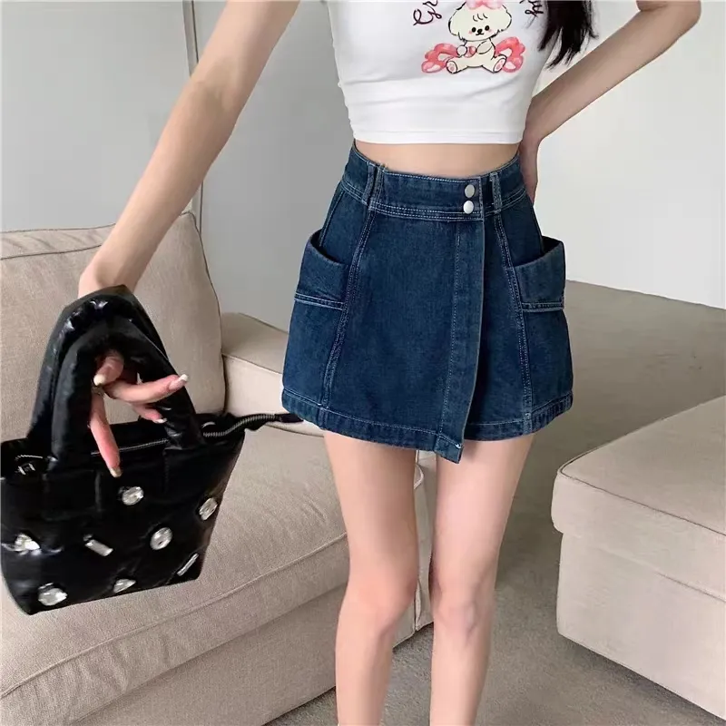 ABBY GODDESS Denim Shorts Women's-2
