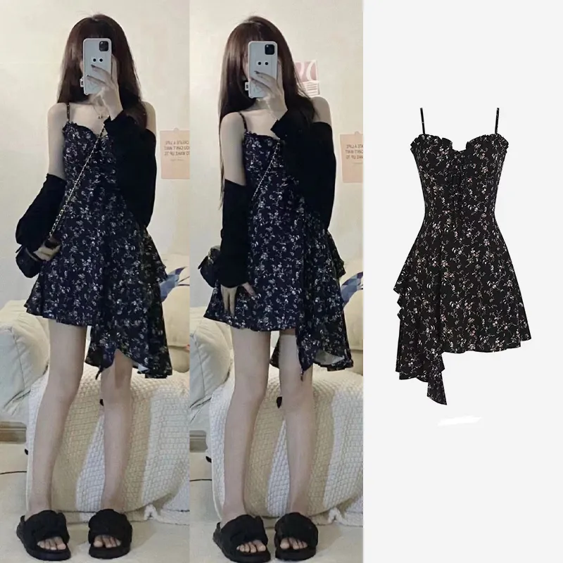ABBY GODDESS Slip Dress Women's Image Color-2