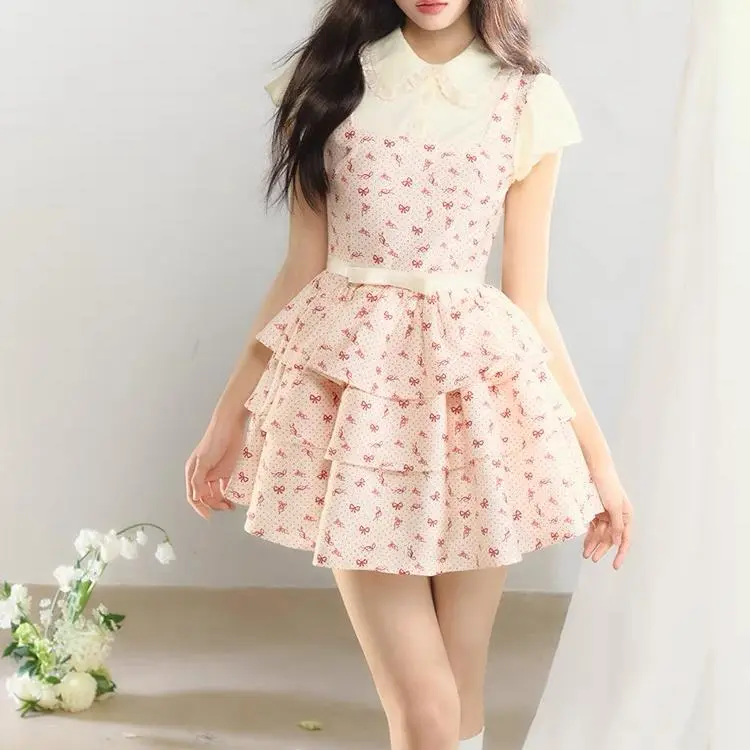 ABBY GODDESS Short Sleeved Dress Women's-2