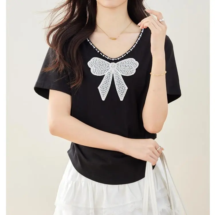 ABBY GODDESS T Shirts Women's Black-5
