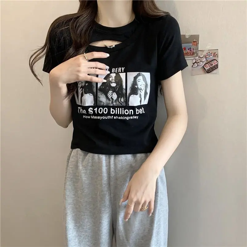 ABBY GODDESS T Shirts Women's Black-3
