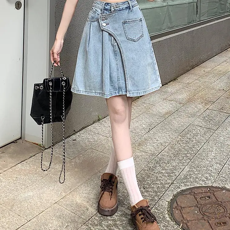 ABBY GODDESS Denim Short Skirts Women's-3