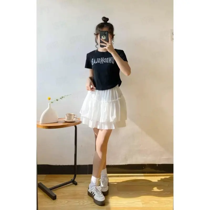 ABBY GODDESS T Shirts Women's Black-2