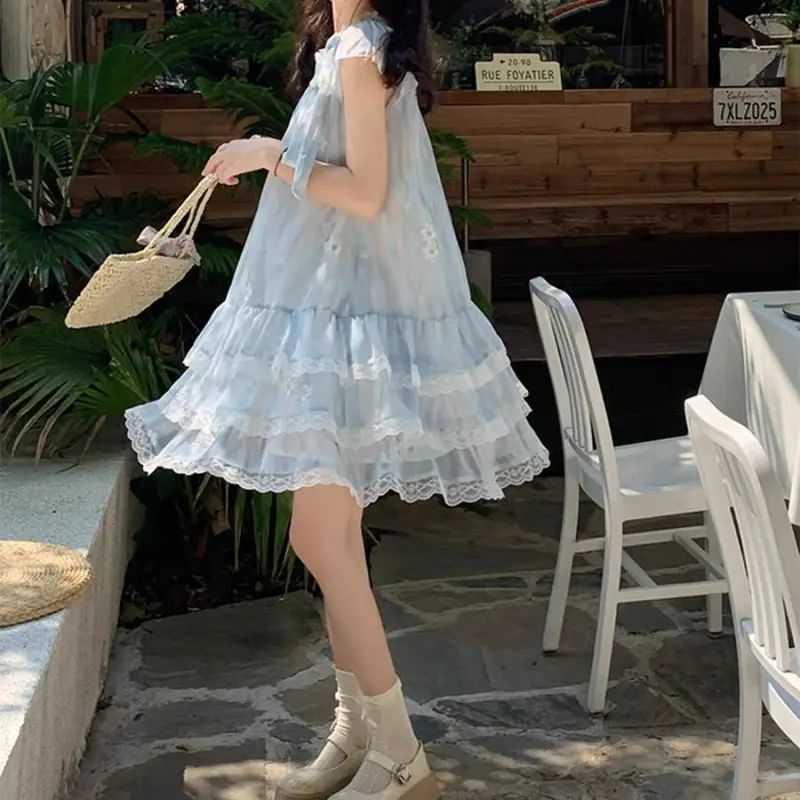 ABBY GODDESS Short Sleeved Dress Women's-4