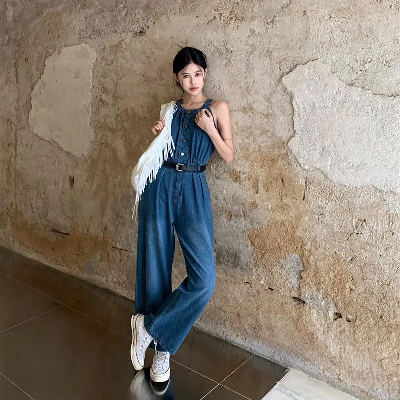 ABBY GODDESS Jumpsuit Women's Blue-3