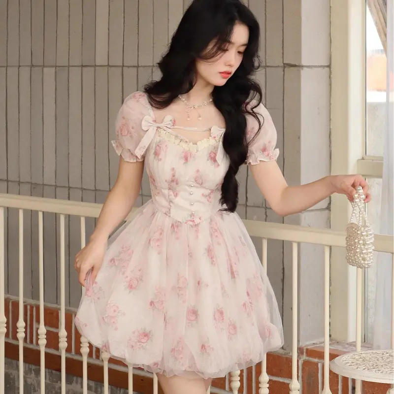 ABBY GODDESS Short Sleeved Dress Women's-6