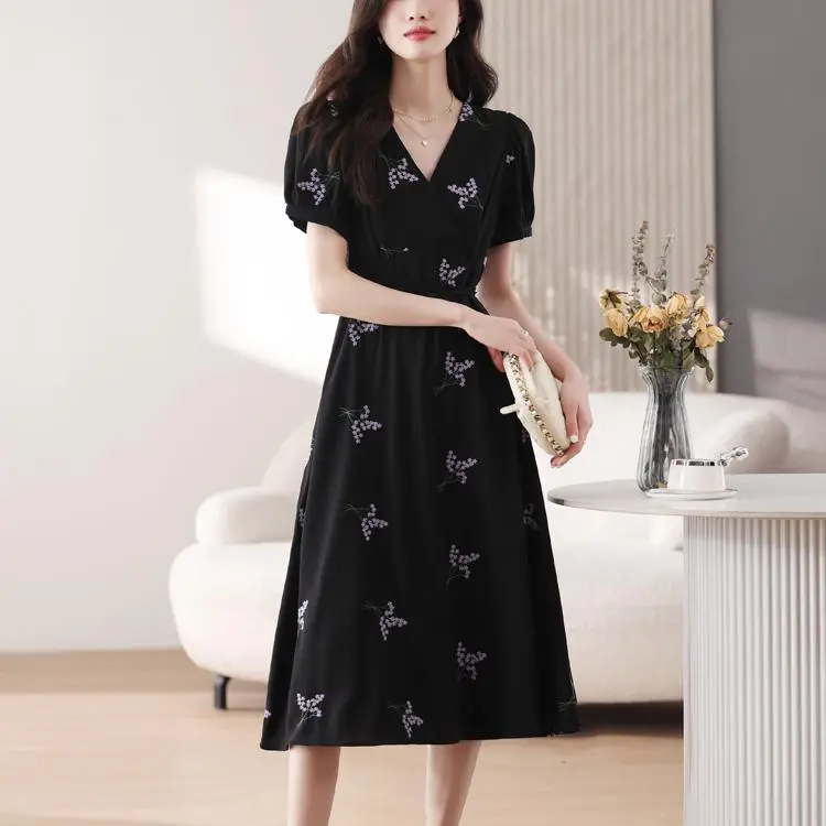 ABBY GODDESS Short Sleeved Dress Women's-5