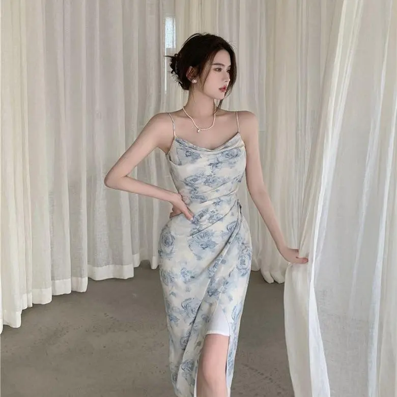 ABBY GODDESS Slip Dress Women's-4