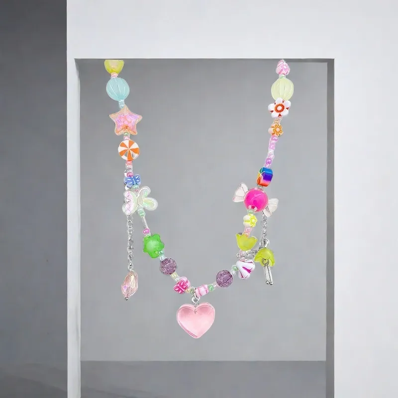 QIANFANGDAHUANGYE Alloy/Resin Necklaces Women's-2