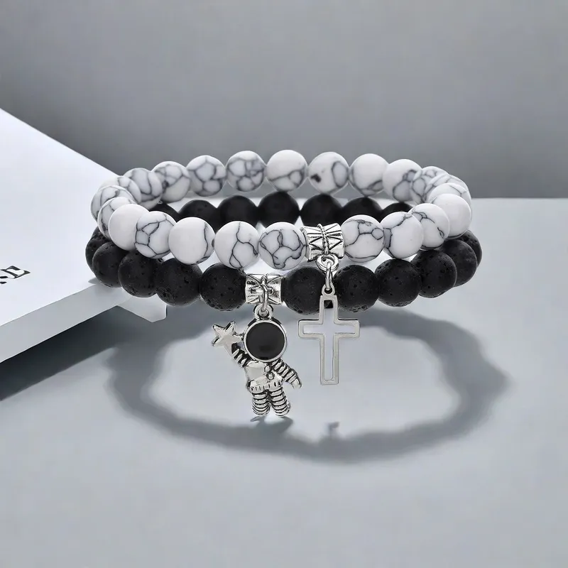 QIANFANGDAHUANGYE Alloy Bracelets Unisex-3