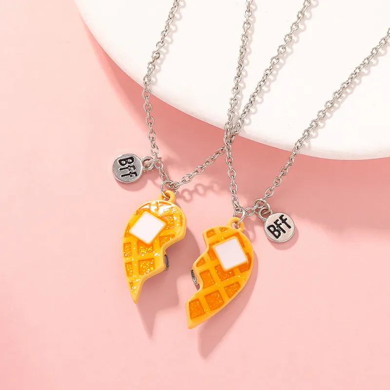 QIANFANGDAHUANGYE Alloy Resin Necklaces Unisex-1