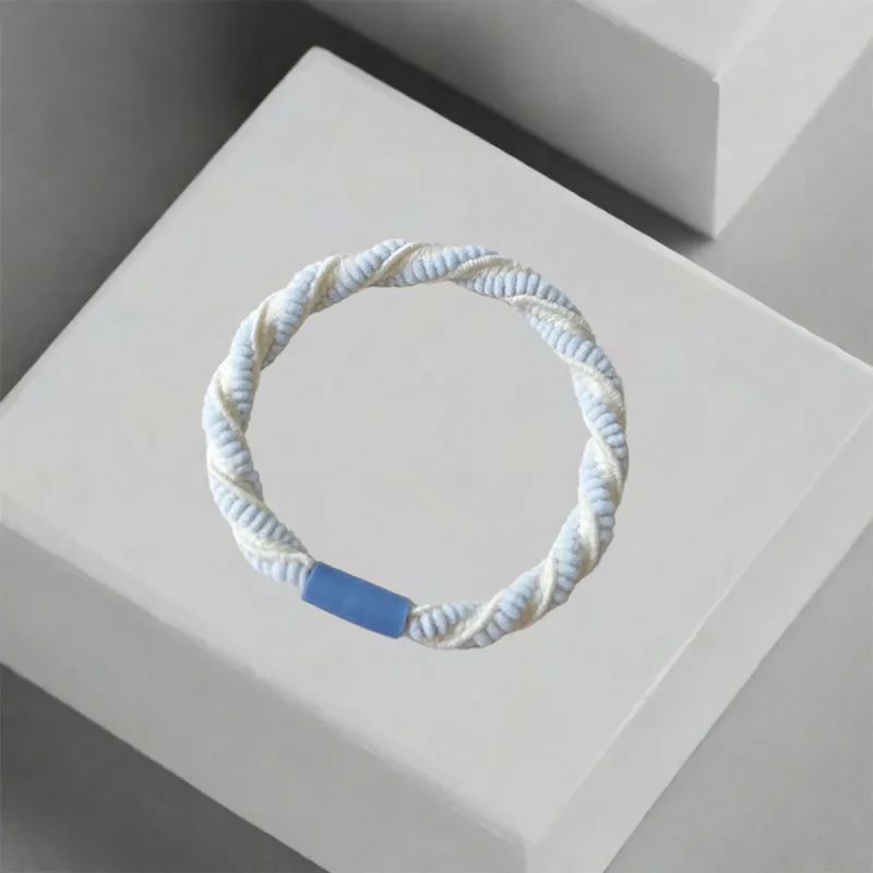 QIANFANGDAHUANGYE Fabric Hair Tie Women's-4