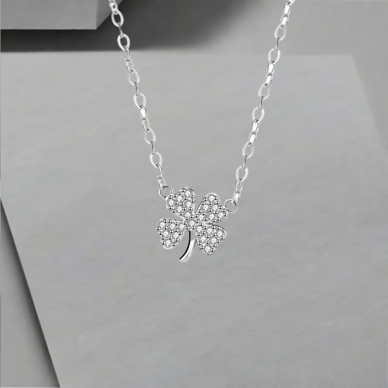 QIANFANGDAHUANGYE Zircon Necklaces Women's-4