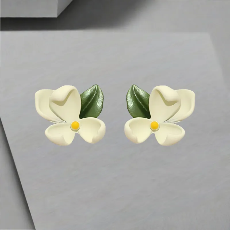QIANFANGDAHUANGYE Resin Stud Earrings Women's-3