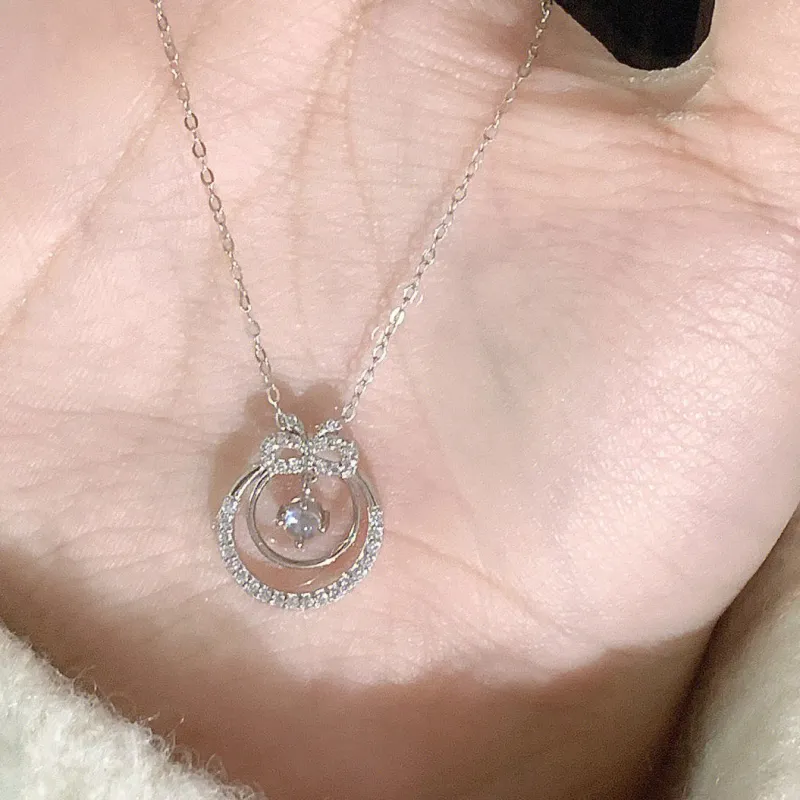 QIANFANGDAHUANGYE Zircon Necklaces Women's-2