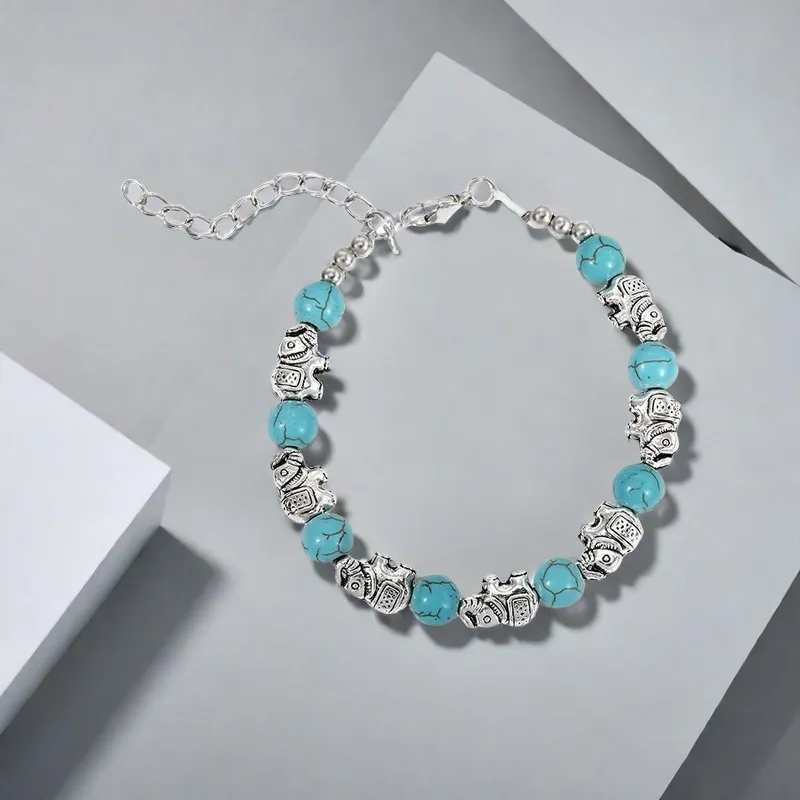 QIANFANGDAHUANGYE Alloy Bracelets Unisex-4