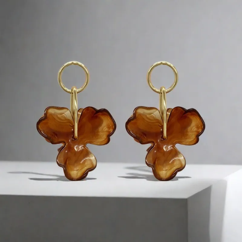 QIANFANGDAHUANGYE Acrylic Earrings Women's-2