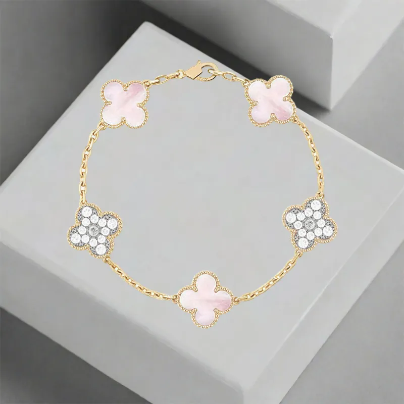 QIANFANGDAHUANGYE Zircon Bracelets Women's-5