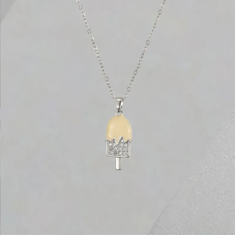QIANFANGDAHUANGYE Zircon Necklaces Women's-4