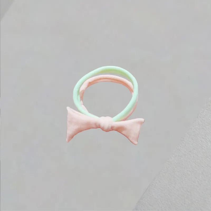 QIANFANGDAHUANGYE Cotton Linen Blend Hair Tie Women's-2