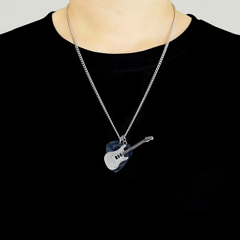 QIANFANGDAHUANGYE Alloy Necklaces Unisex Silver-1